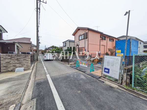 接道状況および現場風景 【国分寺市東戸倉2丁目】 接道状況および現場風景 【国分寺市東戸倉2丁目】