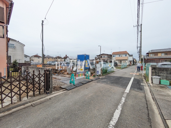接道状況および現場風景 【国分寺市東戸倉2丁目】 接道状況および現場風景 【国分寺市東戸倉2丁目】