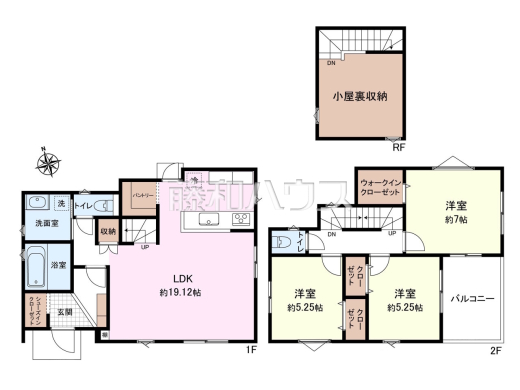 間取図 【府中市小柳町2丁目】