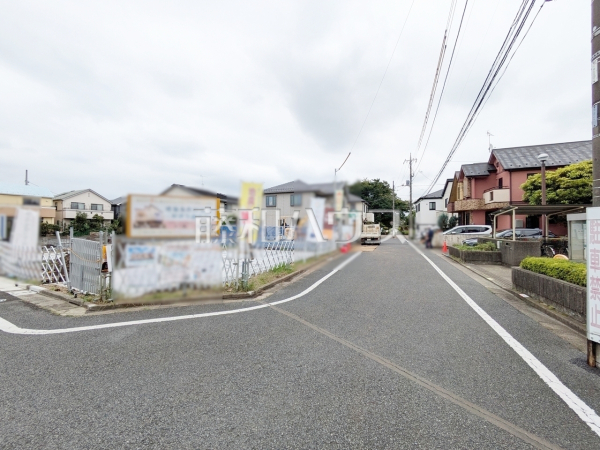 接道状況および現場風景 【練馬区南大泉2丁目】 接道状況および現場風景 【練馬区南大泉2丁目】