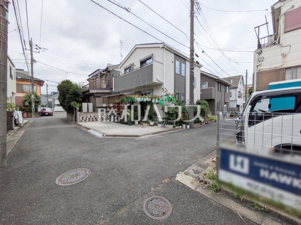 接道状況および現場風景 【練馬区大泉町1丁目】 接道状況および現場風景 【練馬区大泉町1丁目】