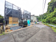 接道状況および現場風景 【八王子市大塚】 接道状況および現場風景 【八王子市大塚】