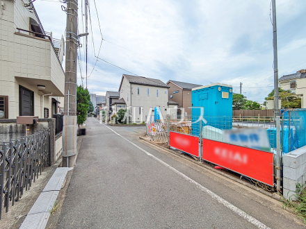接道状況および現場風景 【国分寺市東元町2丁目】/撮影日2026/09/03