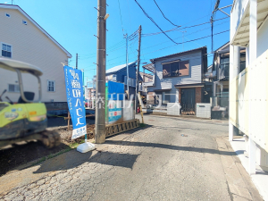 接道状況および現場風景