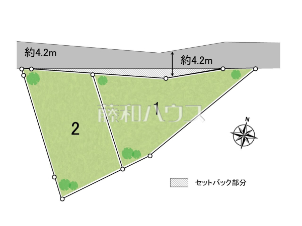 全体区画図 【日野市三沢3丁目】 全体区画図 【日野市三沢3丁目】