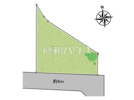全体区画図 【日野市落川】