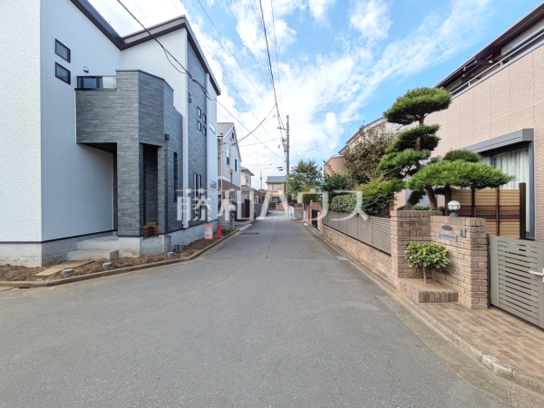 接道状況および現場風景 【練馬区大泉学園町3丁目】 接道状況および現場風景 【練馬区大泉学園町3丁目】