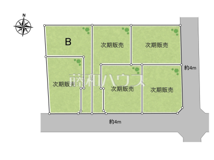 全体区画図 【小金井市東町1丁目】