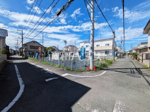 接道状況および現場風景