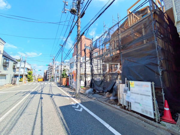 接道状況および現場風景 【杉並区西荻北4丁目】 接道状況および現場風景 【杉並区西荻北4丁目】