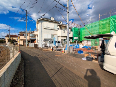 接道状況および現場風景 【東久留米市前沢1丁目】/撮影日2026/10/15