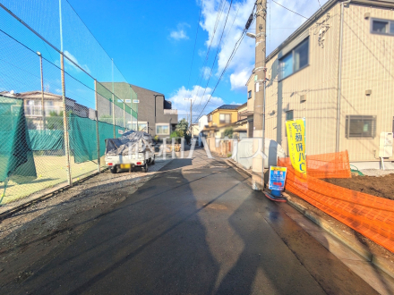 接道状況および現場風景 【練馬区南大泉5丁目】/撮影日2026/09/17