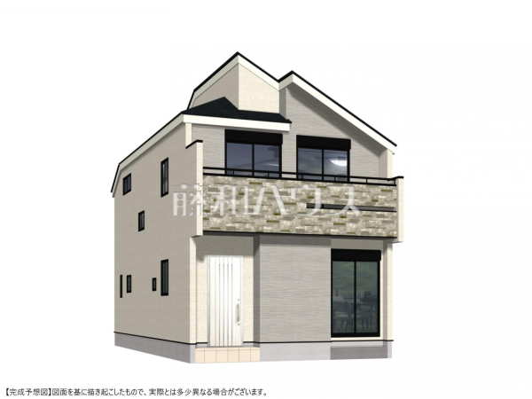 1号棟 完成予想図(外観) 【練馬区土支田4丁目】 1号棟 完成予想図(外観) 【練馬区土支田4丁目】