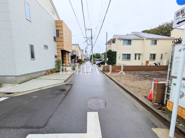 接道状況および現場風景 【杉並区本天沼1丁目】 接道状況および現場風景 【杉並区本天沼1丁目】