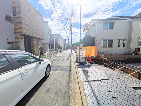 接道状況および現場風景 【杉並区本天沼1丁目】 接道状況および現場風景 【杉並区本天沼1丁目】