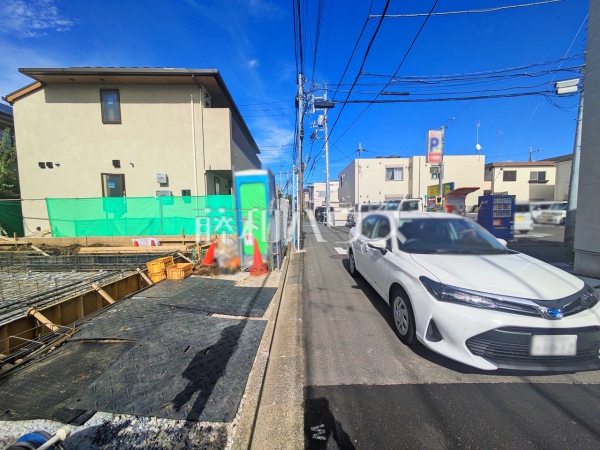 接道状況および現場風景 【杉並区本天沼1丁目】 接道状況および現場風景 【杉並区本天沼1丁目】
