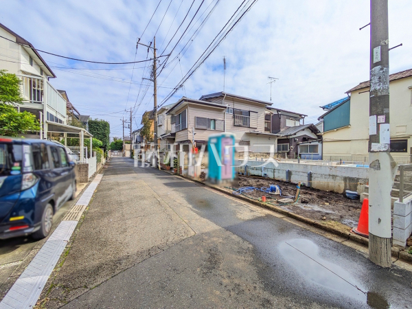 接道状況および現場風景 【小平市上水南町2丁目】 接道状況および現場風景 【小平市上水南町2丁目】