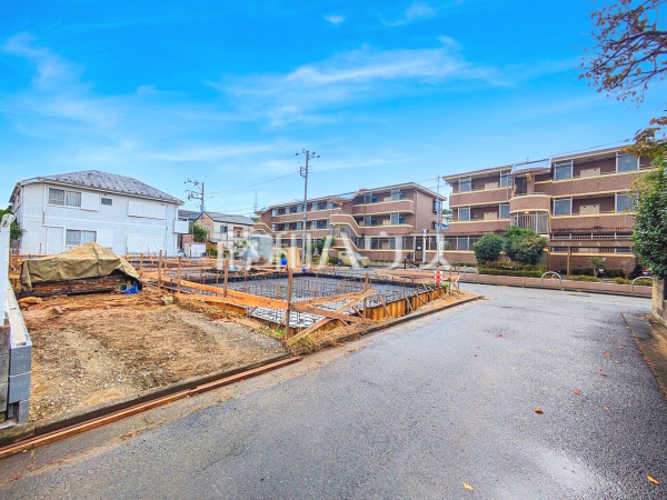 接道状況および現場風景 【八王子市大塚】 接道状況および現場風景 【八王子市大塚】