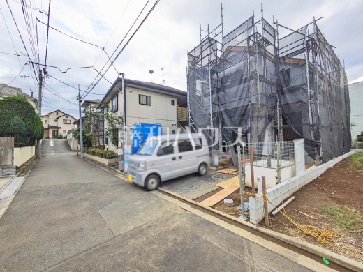 接道状況および現場風景 【小平市花小金井5丁目】