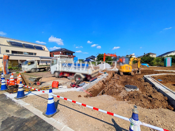 現場風景 【立川市一番町6丁目】 現場風景 【立川市一番町6丁目】