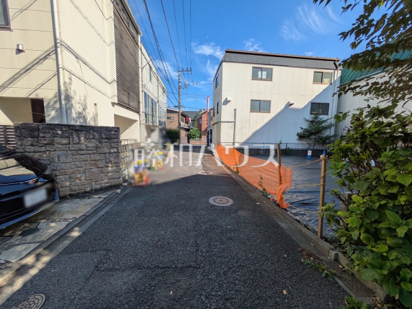 接道状況および現場風景 【世田谷区等々力2丁目】 接道状況および現場風景 【世田谷区等々力2丁目】