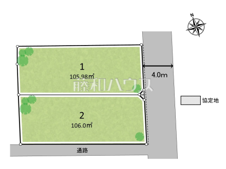 全体区画図 【国分寺市本多2丁目】