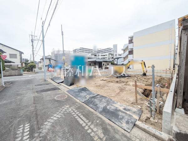 接道状況および現場風景 【福岡市西区小戸3丁目】 接道状況および現場風景 【福岡市西区小戸3丁目】