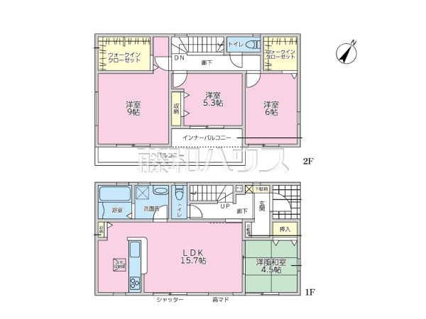 間取図 【八王子市北野台2丁目】 間取図 【八王子市北野台2丁目】