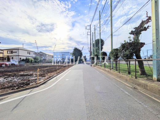 接道状況および現場風景 【練馬区三原台3丁目】