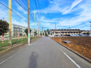 接道状況および現場風景