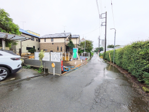 接道状況および現場風景