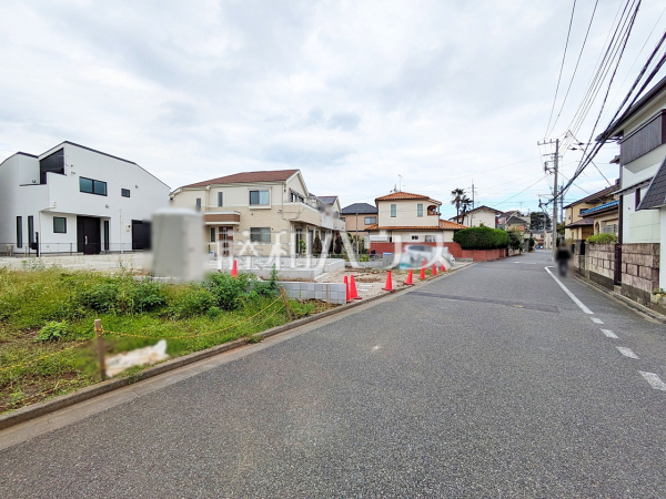接道状況および現場風景 【練馬区石神井台5丁目】 接道状況および現場風景 【練馬区石神井台5丁目】