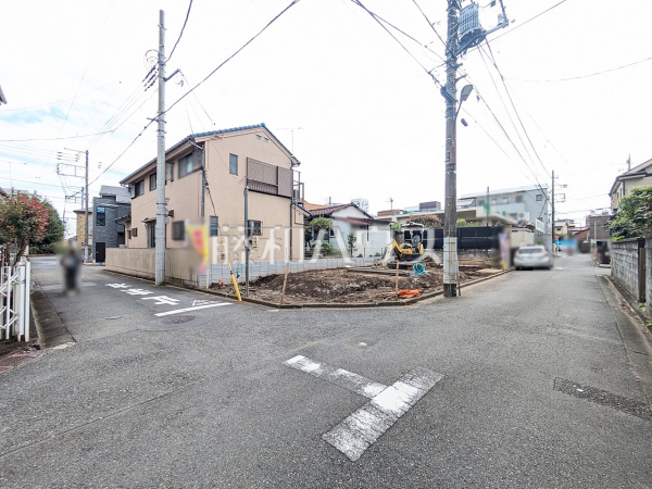 接道状況および現場風景 【八王子市平岡町】 接道状況および現場風景 【八王子市平岡町】