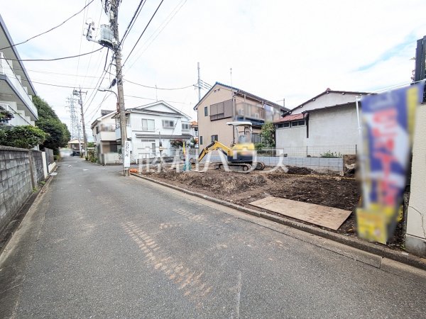 接道状況および現場風景 【八王子市平岡町】 接道状況および現場風景 【八王子市平岡町】