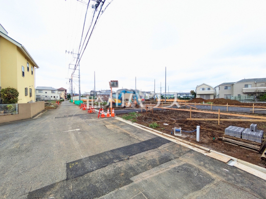 接道状況および現場風景 【立川市砂川町4丁目】