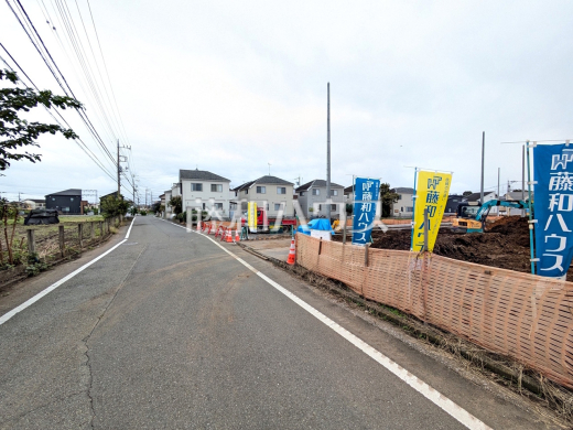接道状況および現場風景 【立川市砂川町4丁目】