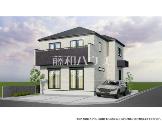 8号地 外観完成予想図 【立川市砂川町4丁目】