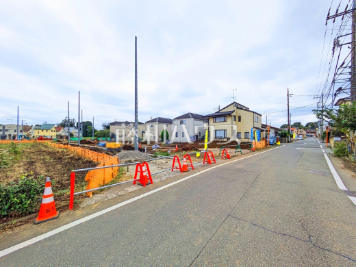 接道状況および現場風景 【立川市砂川町4丁目】
