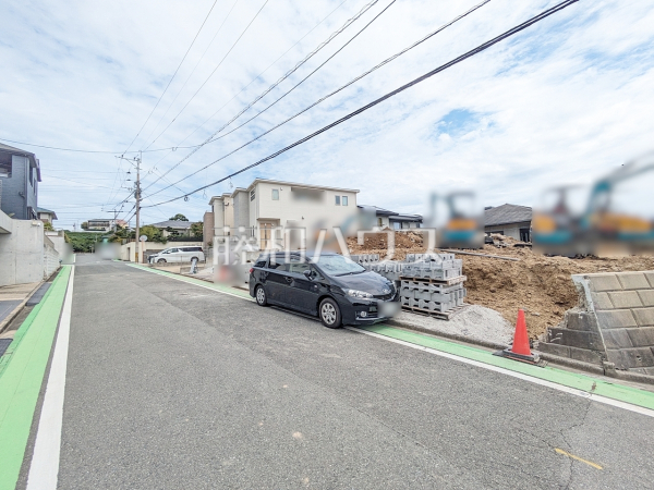 接道状況および現場風景 【福岡市東区美和台3丁目】 接道状況および現場風景 【福岡市東区美和台3丁目】
