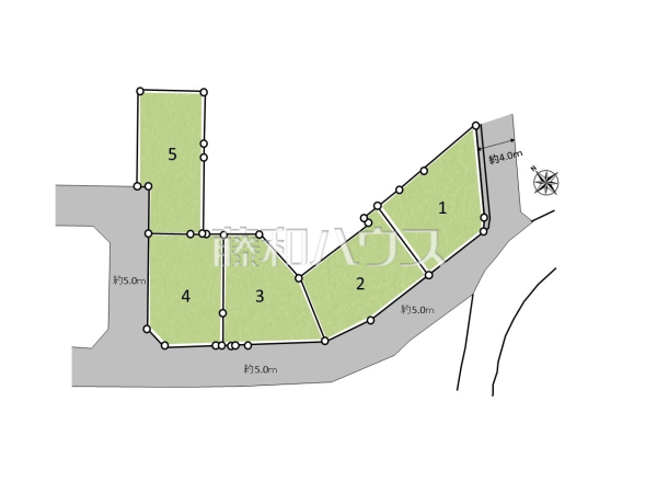 全体区画図 【八王子市楢原町】 全体区画図 【八王子市楢原町】