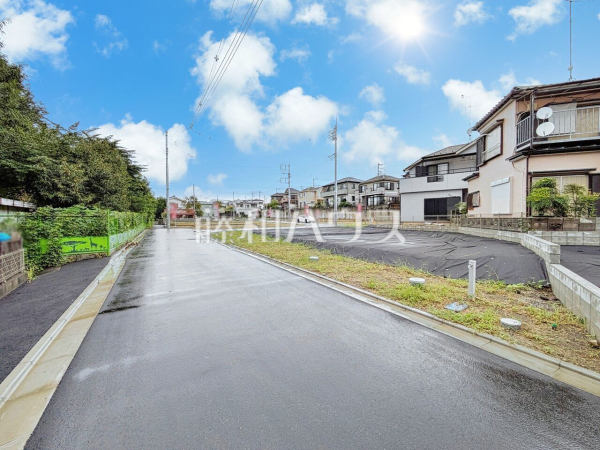 接道状況および現場風景 【八王子市楢原町】 接道状況および現場風景 【八王子市楢原町】