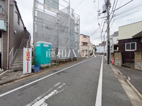 接道状況および現場風景 【練馬区高松3丁目】 接道状況および現場風景 【練馬区高松3丁目】