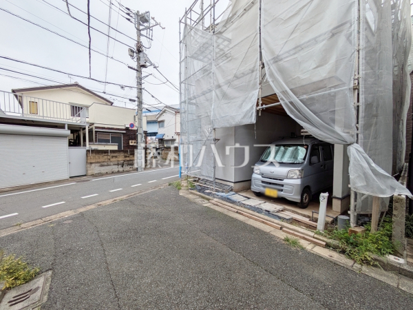接道状況および現場風景 【練馬区高松3丁目】 接道状況および現場風景 【練馬区高松3丁目】