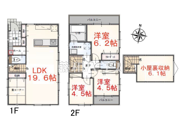 間取図 【新座市栄5丁目】 間取図 【新座市栄5丁目】