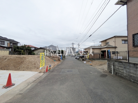 接道状況および現場風景 【福岡市博多区東月隈5丁目】/撮影日2026/09/10