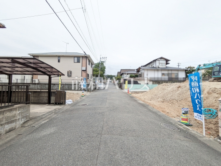 接道状況および現場風景 【福岡市博多区東月隈5丁目】/撮影日2026/09/10