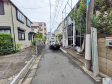 接道状況および現場風景 【杉並区松庵1丁目】 接道状況および現場風景 【杉並区松庵1丁目】