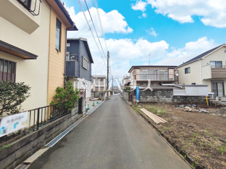 接道状況および現場風景 【八王子市打越町】/撮影日2026/09/10