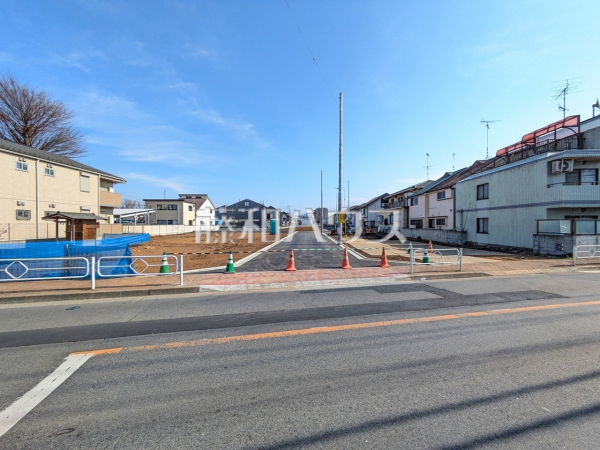接道状況および現場風景 【立川市幸町3丁目】 接道状況および現場風景 【立川市幸町3丁目】