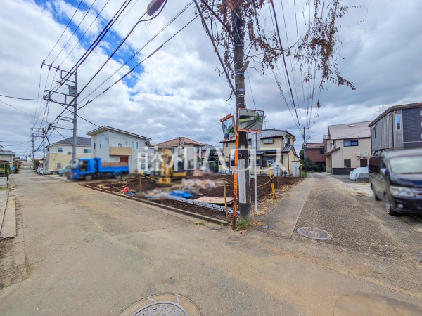 接道状況および現場風景 【昭島市宮沢町2丁目】 接道状況および現場風景 【昭島市宮沢町2丁目】